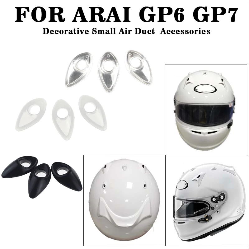 Per Arai Gp6 Gp7 Casco Decorativo Presa D'Aria Piccolo Condotto Dell'Aria Presa D'Aria Accessori Per Casco