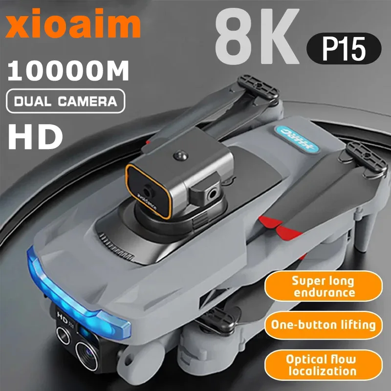 Per Xiaomi P15 Drone 8K Fotocamera Professionale 8K Gps Hd Fotografia Aerea Dual-Camera Omnidirezionale Drone Per Evitare Gli Ostacoli