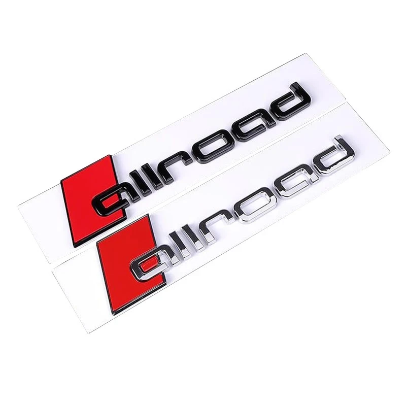 3D Abs Car Letters Trunk Badge Allroad Emblem Logo Sticker Per Audi A6 Allroad C5 C7 C6 C8 A4 B8 B5 B6 B7 Allroad Accessori