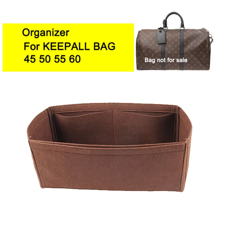 Inserto Organizer Per Borsa, Borsa Per Trucco In Feltro, Borsa Per Borsa Di Lusso, Per L'Organizzazione Della Borsa Da Viaggio Keepall 45 50 55 60