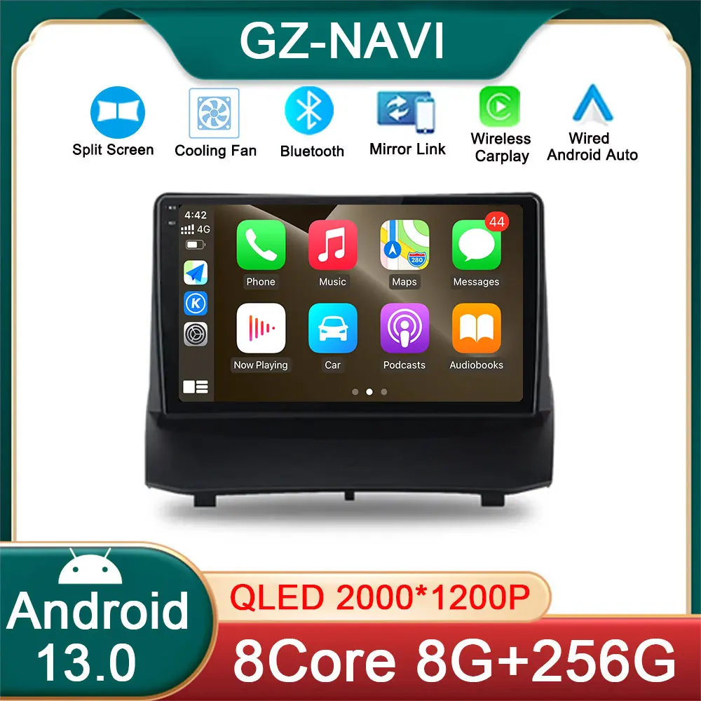 Android 13 Per Ford Fiesta 2008-2013 Wireless Carplay Android Auto Radio Car Multimedia Navi Gps Autoradio