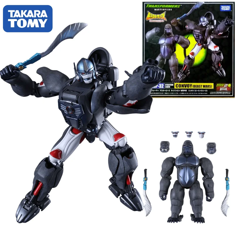 Takara Tomy Transformers Beastwars Capolavoro Mp-32 Mp32 Bw Optimus Primal Ko Toys Action Figure Model Giocattoli Regalo Per Bambini