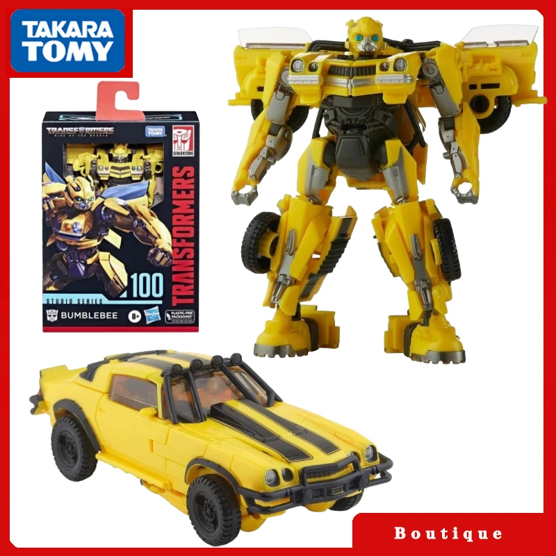 In Stock Transformers Toys Studio Series Ss100 Deluxe Class Bumblebee Action Figures Regali Da Collezione Hobby Classici