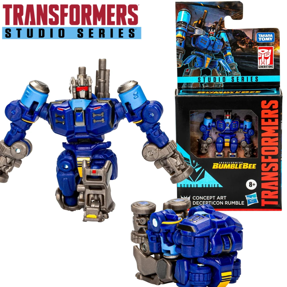 In Magazzino Transformers Studio Series Core Concept Art Rumble Tf6 Action Figure Model Toy Collection Regalo Hobby