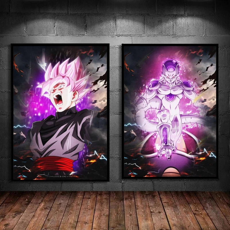 Anime Poster Dragon Ball Picture Print Wall Modern Home Hanging High Quality Art Classic Modular Painting Comics Pictures