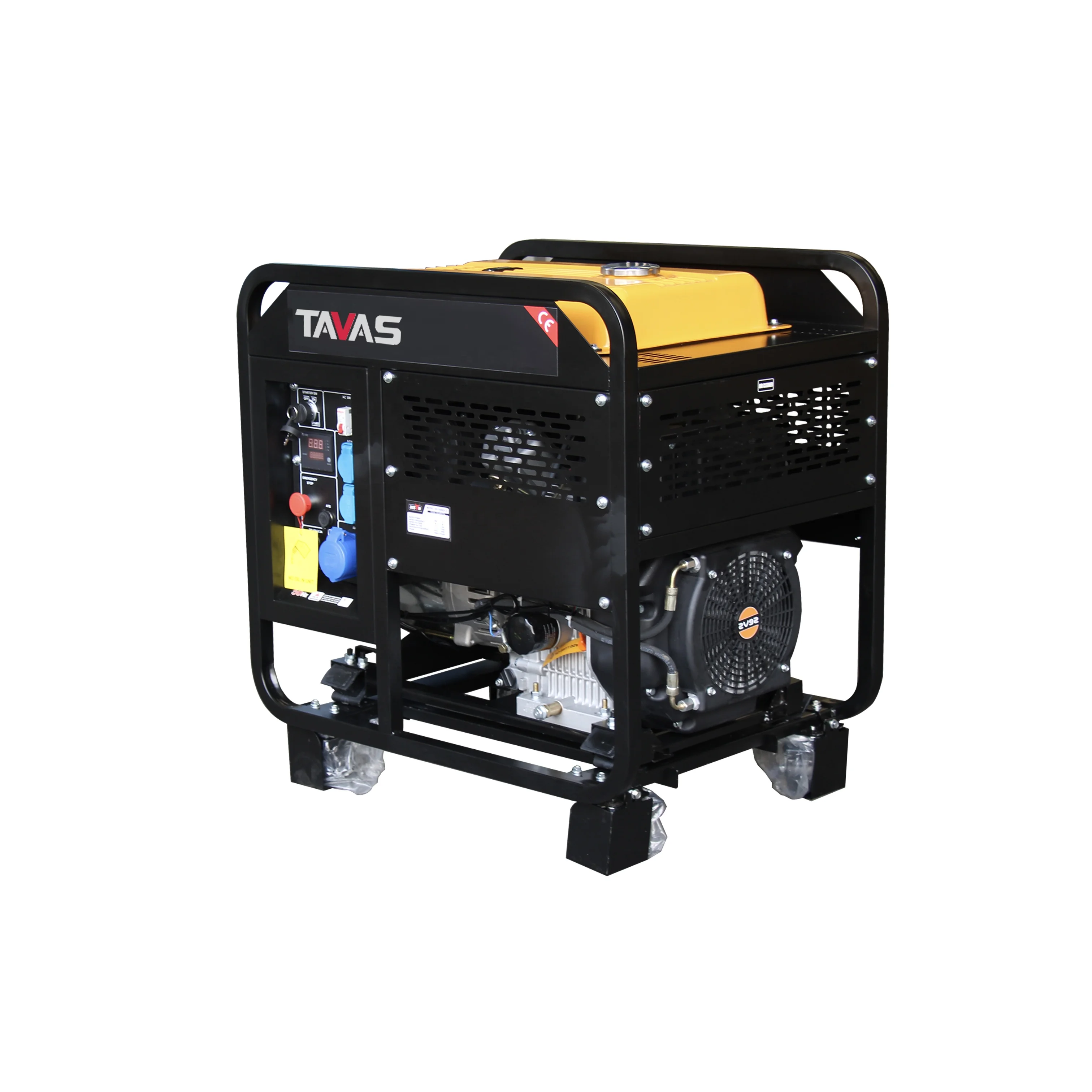 Generatore Diesel Tavas 8Kw Trifase Raffreddato Ad Aria A Telaio Aperto Serie Generatore Diesel Monocilindrico