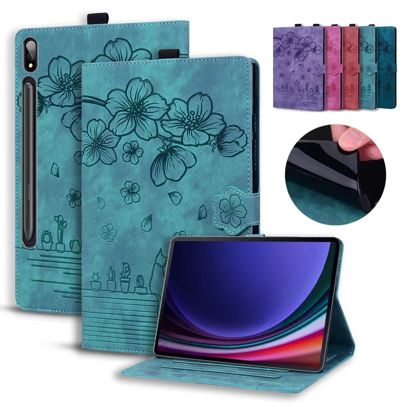 Per Samsung Tab S9 Ultra 14 6 Pollici 2023 Custodia In Rilievo Custodia A Portafoglio Per Coque Galaxy Tab S9 Ultra Custodia Per Tab S9 S9 Plus