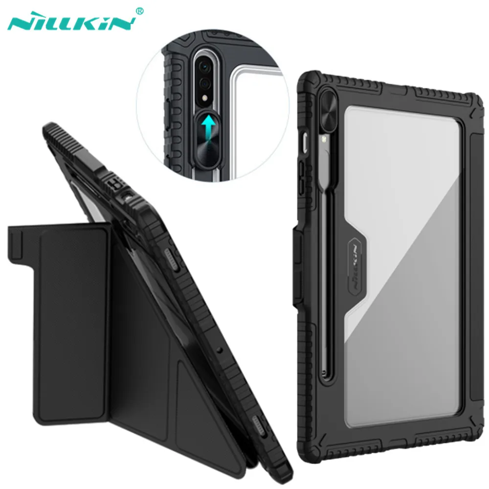 Per Samsung Galaxy Tab S9 Ultra Custodia Nillkin Bumper Custodia In Pelle Multi-Angolo Pieghevole Per Samsung Tab S9 Plus/S9 Fe Plus/S9 Case