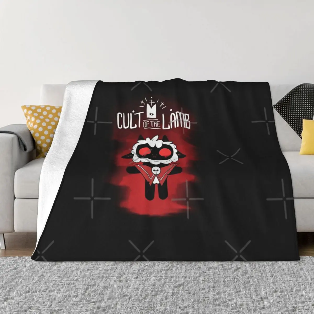 Cult Of The Lamb Coperta Copriletto Sul Letto Trapunta Per Letto