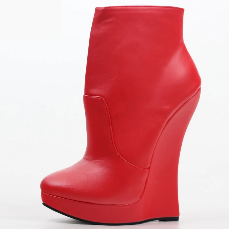 Caca Europea Donna Zeppe Stivali Piattaforma, Uomo Night Club Cosplay Scarpe Da Ballo, Fetish Booties Botas,18Cm, Rosso, Argento, Giallo, Dropship