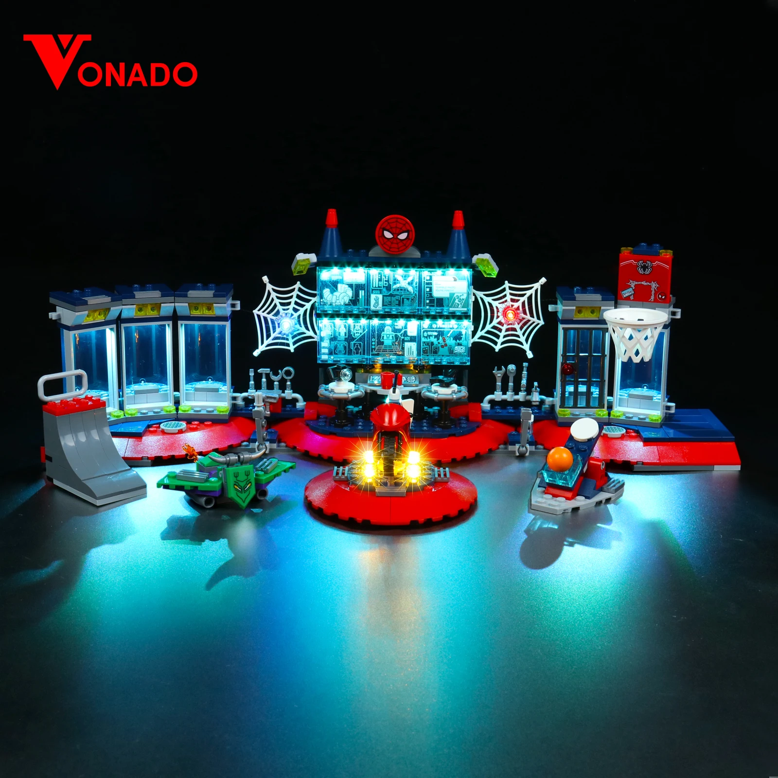 Vonado Led Light Kit Per 76175 Spider Lair Building Blocks Set (Non Includere Il Modello) Giocattoli In Mattoni Per Bambini