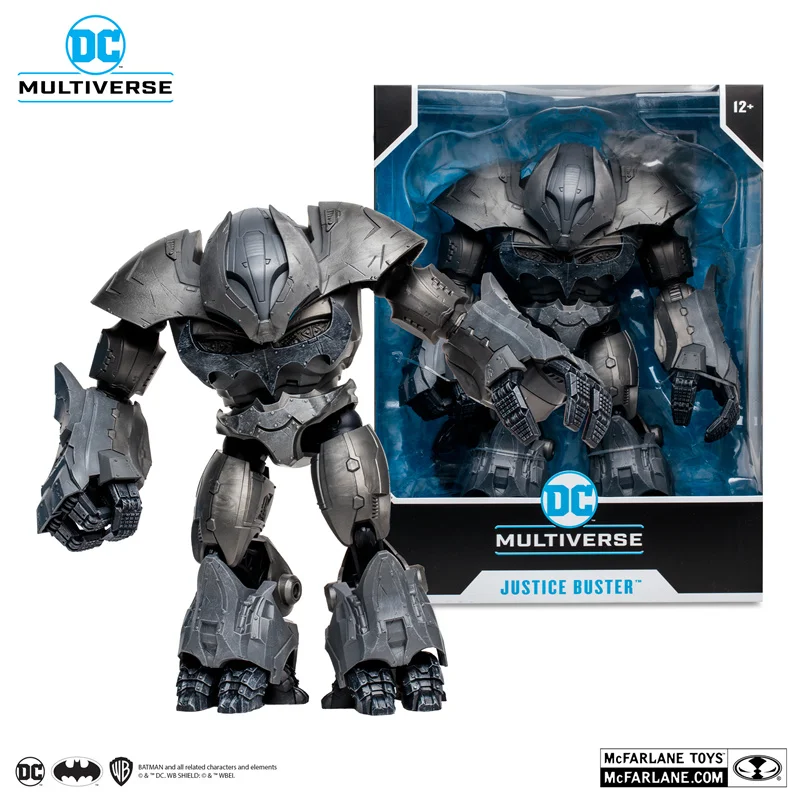 Original Mcfarlane Toys Dc Multiverse Justice Buster (Batman: Endgame) Mega Action Figure Model Collector Toy Regalo Di Compleanno