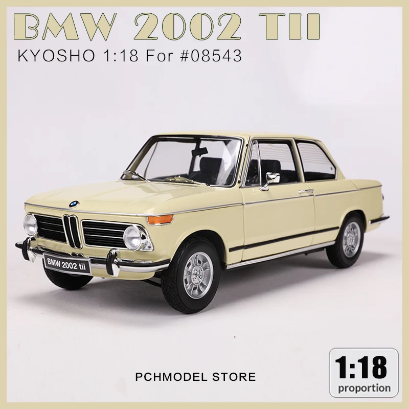 Kyosho 1:18 Bmw 2002 Tii Lega Modello Di Auto Diecast Metal Vehicle Display Collection #08543
