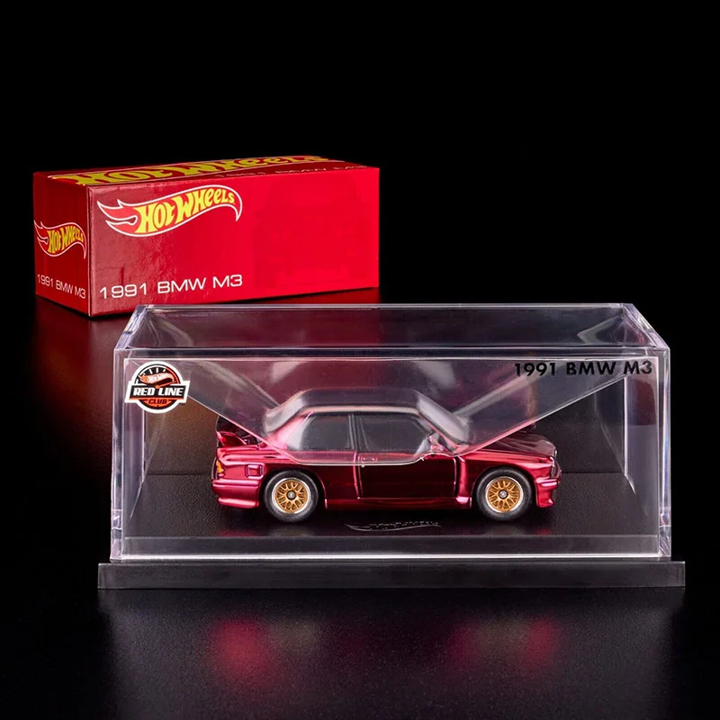 2023 Hot Wheels Collectors Rlc Exclusive 1991 Bmw M3 Spectraflame Red 1:64 Scala Diecast Car Collection Model Toy