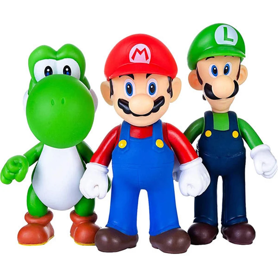 Super Mario Toys Mario Luigi Odyssey Figures Mario Bros Action Figures Mario Pvc Toy Figures Super Mario Anime Figure Model