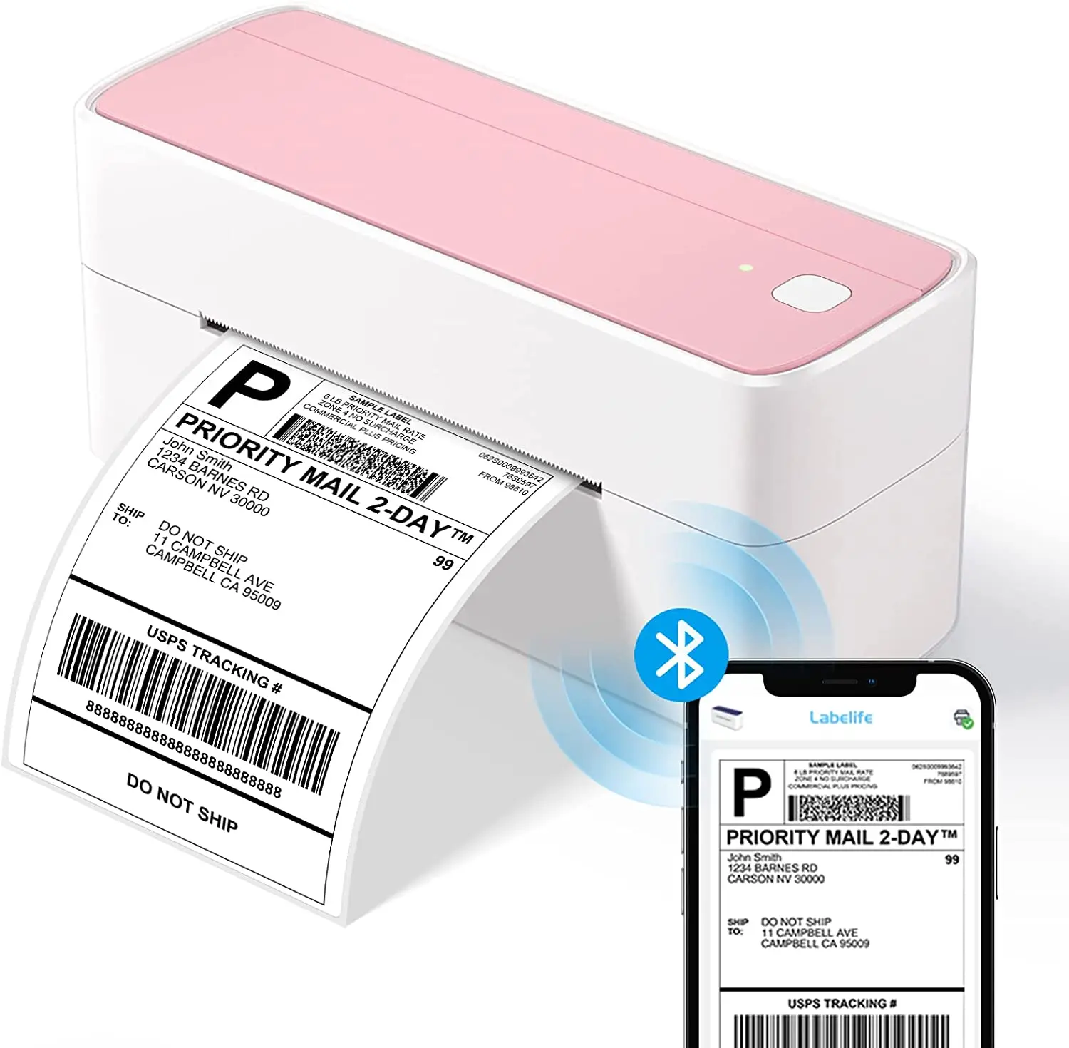 Phommemo 4X6 Busta Per Telefono Cellulare Stampante Termica Per La Spedizione Di Etichette Bluetooth Per Ebay Amazon Warehouse Fba