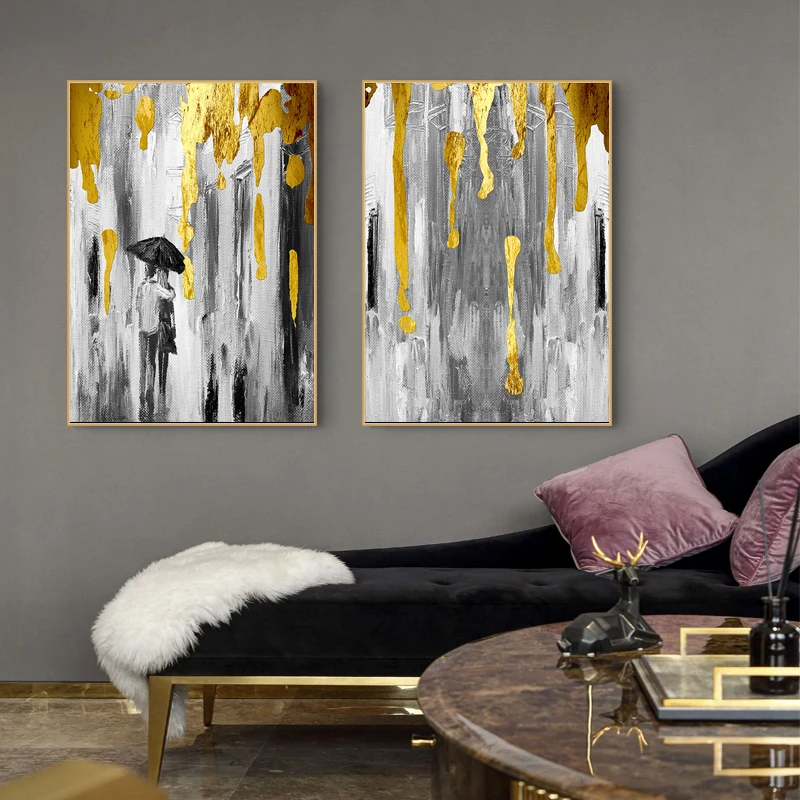 Stampa Su Tela Astratta Dorata E Grigia Stampa Su Tela Etsy Ebay Shopify Dropshipping Decorazioni Per La Casa Tela Pittura Poster Economici Stampe