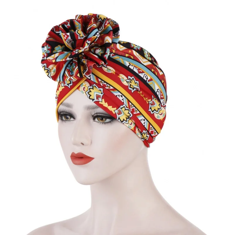 2019 Primavera E L'Estate Nuovo Aliexpress Ebay Ladies Tam-O'-Shanter Adult Flower Indian Sleeve Cap