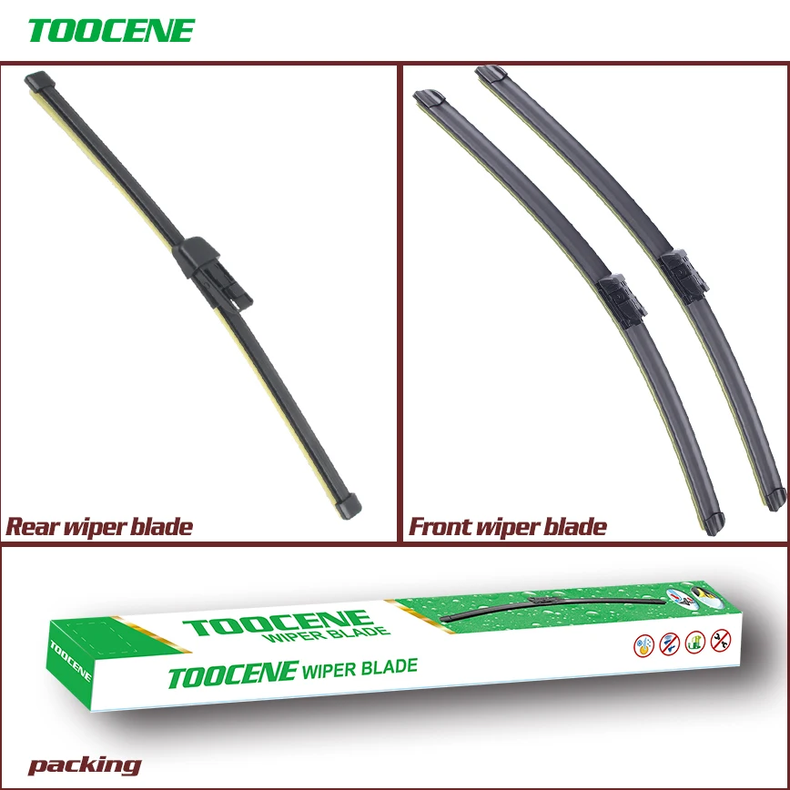Anteriore E Posteriore Wiper Blades Set Per Skoda Yeti 2009 2010 2011 2012 2013 Parabrezza Parabrezza Tergicristallo Finestra 24" + 19 "+ 11"