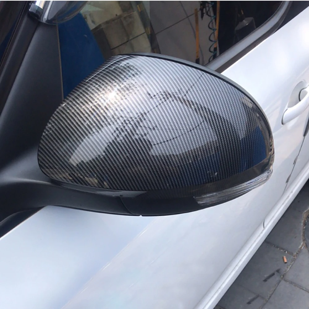 Copertura Dei Cappucci Dello Specchio Dell'Ala Laterale Per Vw Tiguan Mk1 Sharan Per Skoda Yeti (Carbon Look) 2009 2010 2011 2012 2013 2014 2015 Sosti