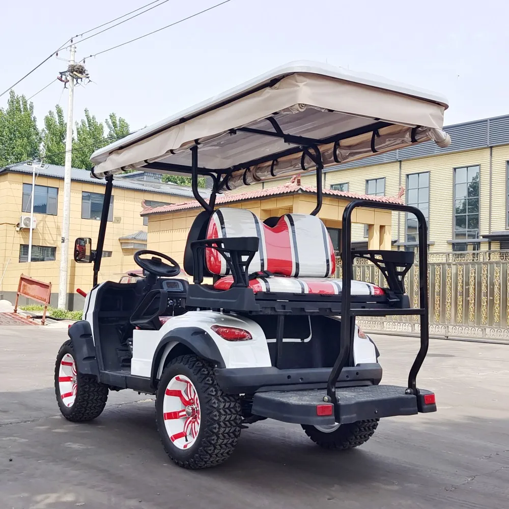 Carrello Da Golf A 4 Posti Ce Never Rust Frame 3.5 Kw 4Kw 5Kw Motore Carrello Da Golf Elettrico