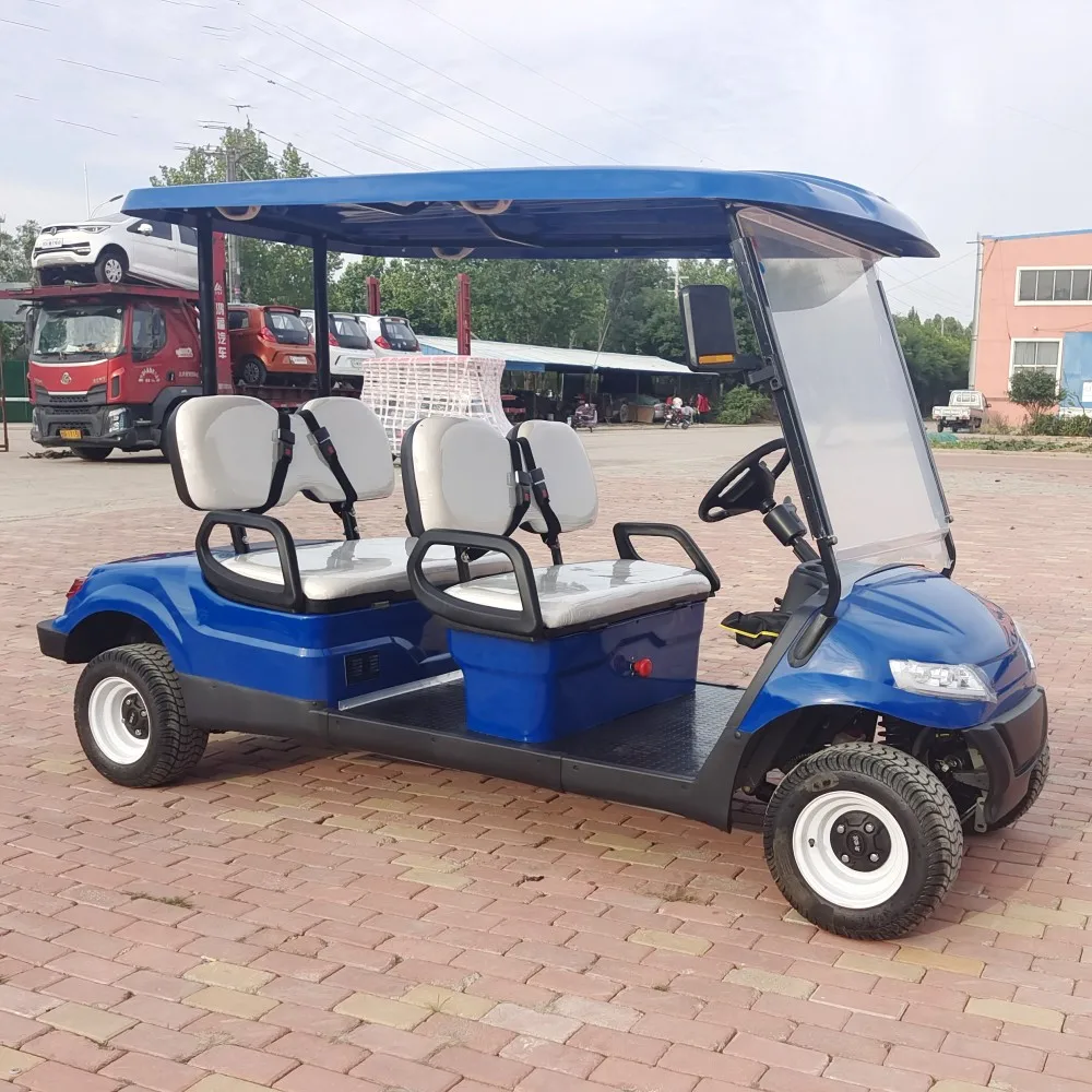 Brand New Design Factory 2 4 6 8 Seat Sightseeing Bus Club Cart Off Road Cart 4000W Motor Electric Golf Buggy Car