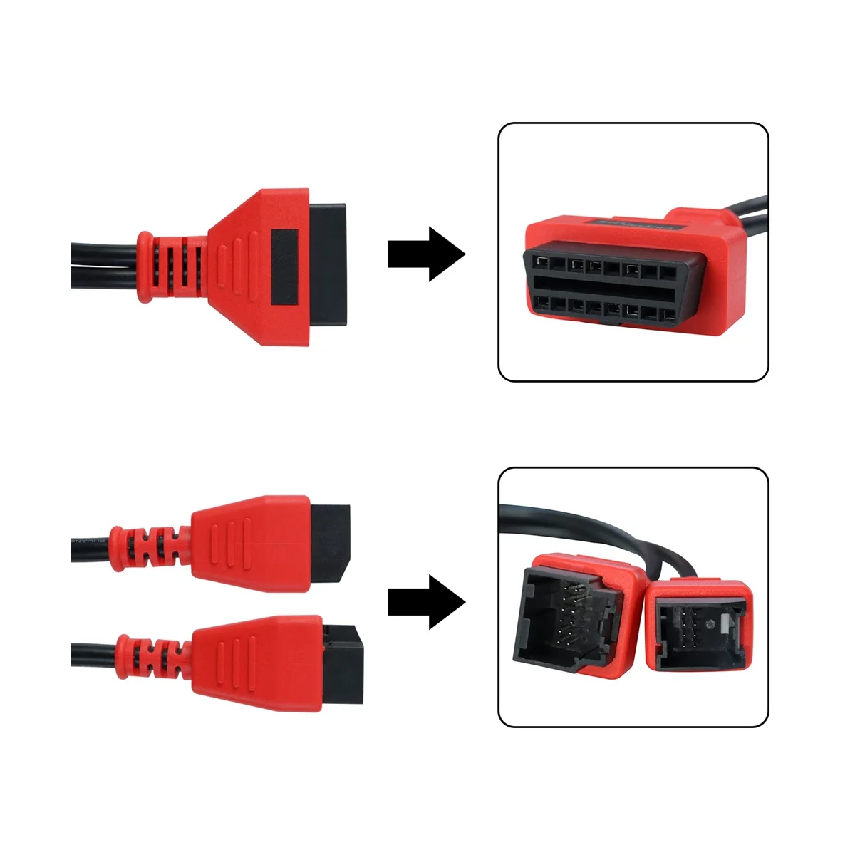 Per Cavo Di Programmazione Chrysler 12 + 8 Connettore Per Autel Ds808 Maxisys 906 908 Pro Elite Per Launch X431