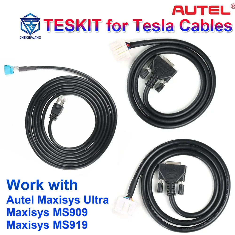 I Cavi Adattatori Diagnostici Autel Teskit Autel Tesla Originali Per I Modelli Tesla S & X Funzionano Con Maxisys Ultra Ms919 Ultra 908S 908S