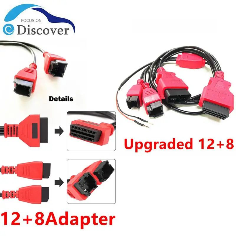 Swg 12 + 8 Cavo Universale Per Autel Maxisys Ms906 908 Pro Scanner Per Chrysler Works For Launch X431/Obdstar/Autel Maxisys
