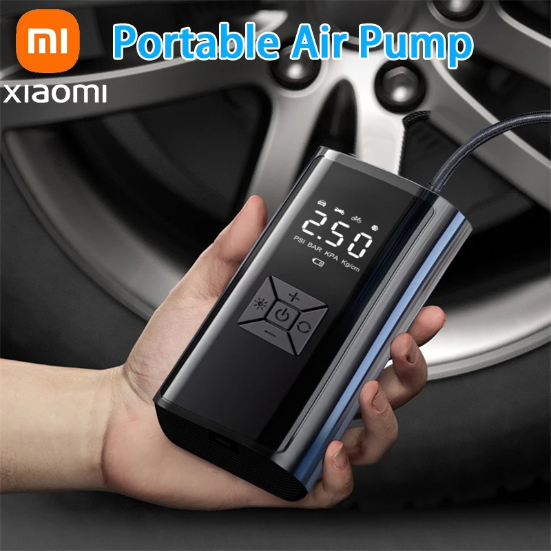 Xiaomi New Portable Air Compressor 12V 150Psi Electric Wireless Car Air Pump Pompa Di Gonfiaggio Pneumatici Per Moto Bicicletta Car Ball