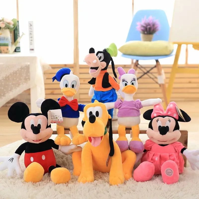 30Cm Disney Mickey Mouse Soft Movies Toy Cartoons Goofy Tv Toy