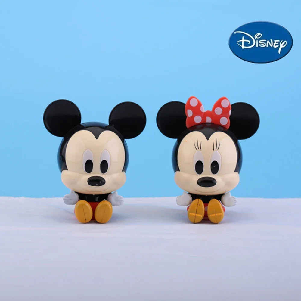 Disney Mickey Mouse Minnie Mouse Kawaii Toy Model Kids Cake Decoration Cute Figure Doll Gift For Kids Holiday Birthday Gift Toy