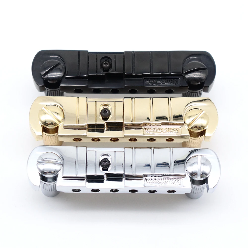 1Set Gtb Avvolgente Guitar Bridge Tailpiece Wile1 Per Chitarra Elettrica