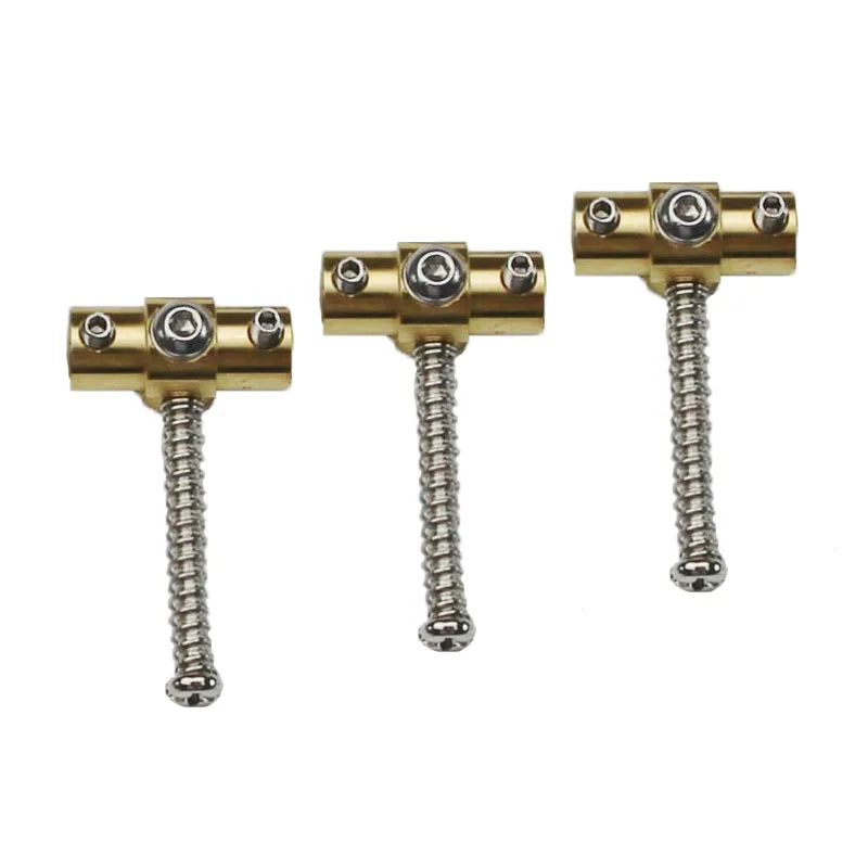 Un Set Di 3 Sw3 Gotoh Wilkinson In Ottone S Girevole Chitarra Ponte Selle Per Tl