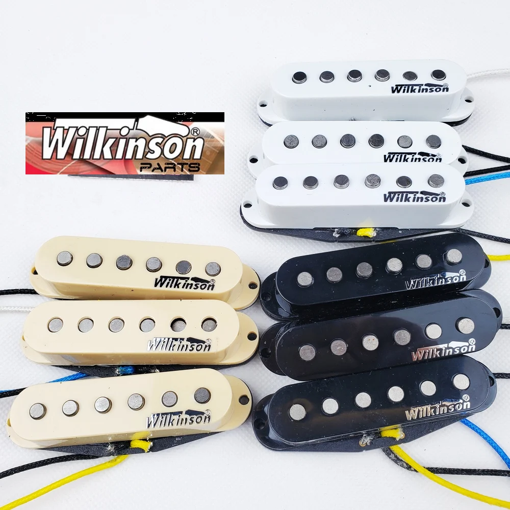 Pickup Per Chitarra A Bobina Singola Wvs Alnico V Di Wile1 Anni '60 Pickup Per Chitarra Elettrica Nera Per Chitarra Stratocaster Made In Korea