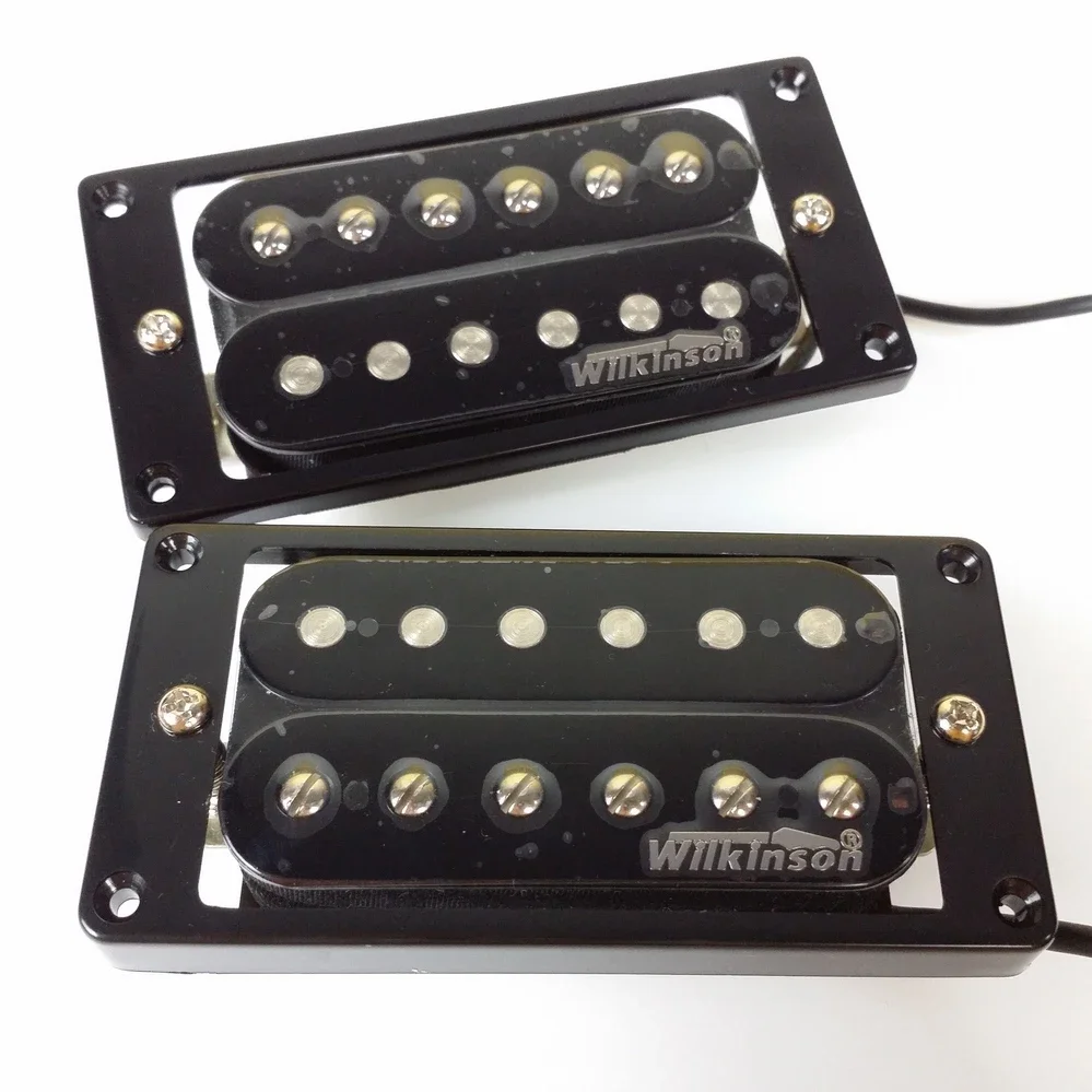 Wilkinson Whhb Humbuckers Per Chitarra Elettrica-(Collo E Ponte) Alnico 5 Magnet Cupro-Pickup Base In Lega Di Nichel