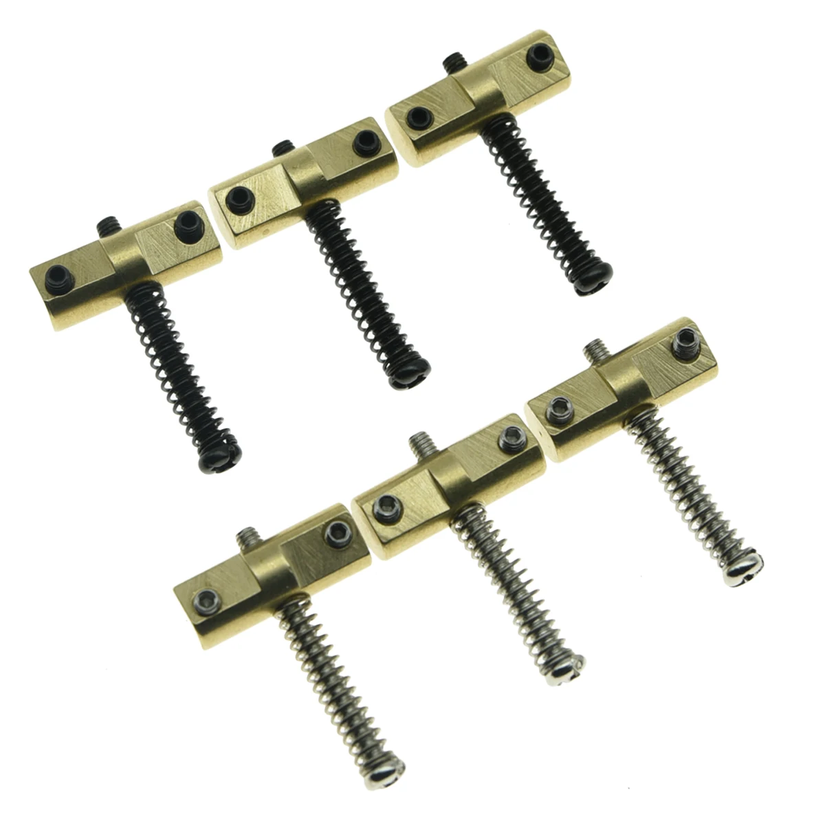 Kaish Wile1 Vintage Compensato Per Selle Tele Bridge In Ottone Set Selle Con Viti Cromate/Nere Per Tl