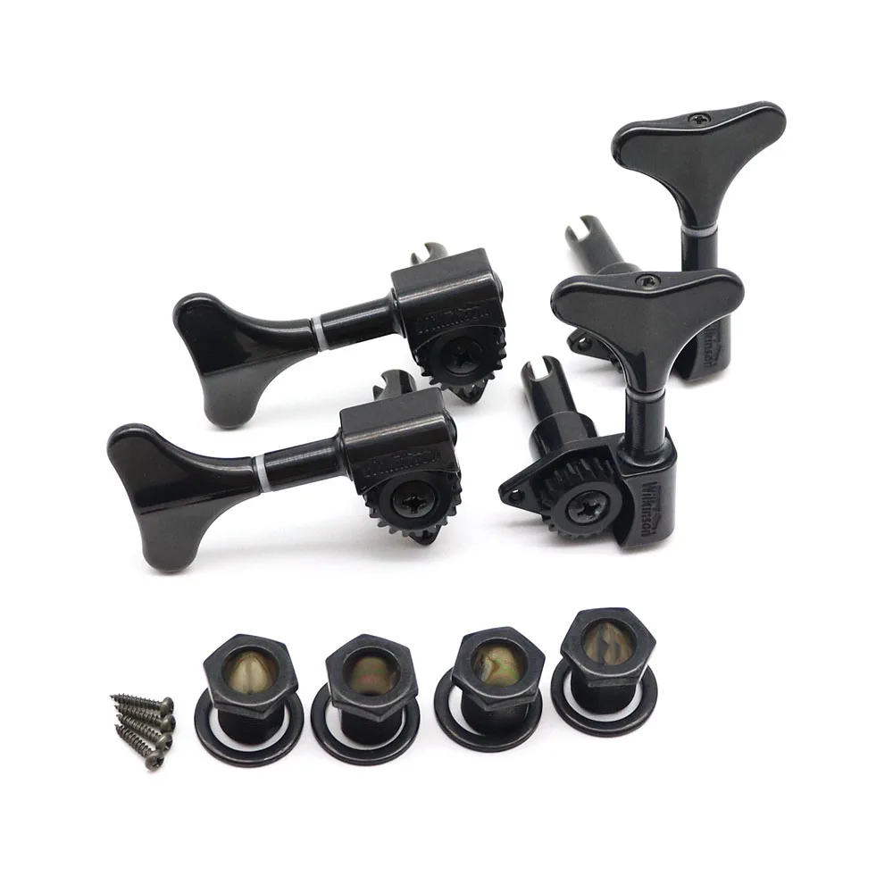 1Set Bass Guitar Tuning Pioli Guitar Machine Heads Tuners Wilkinson Wjb-750 2 R2L/4L/4R 3 Coloer