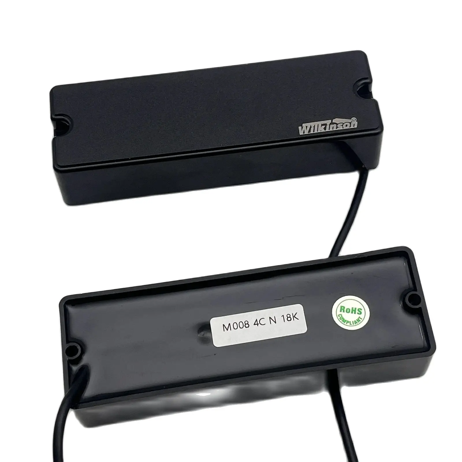 Wilkinson Mwjh4, 5 O 6 Stringhe Soapbar Passivo Bass Humbucker Pickup Nero 1 Pz