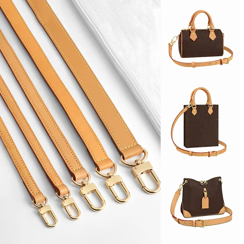100% Borsa In Pelle Per Lv Speedy 20 25 30 Tracolla Regolabile Lunghezza Diagonale Borsa Con Accessori 120Cm