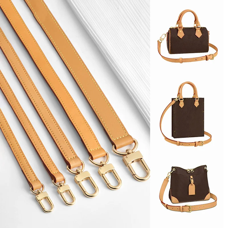 100% Cinturino Per Borsa In Vera Pelle Per Lv Speedy 20 25 30 Spalline Regolabili Crossbody Borse Lunghe Cintura 120Cm Accessori