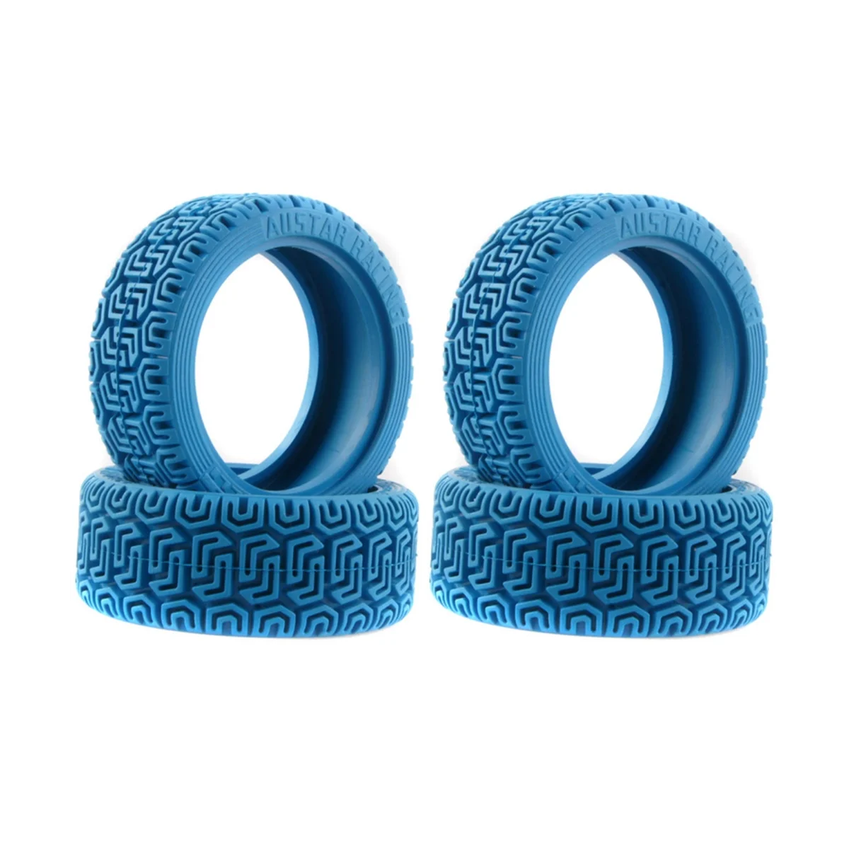 4 Pz 68Mm 1/10 Rc On-Road Drift Touring Car Gomma Pneumatico Ruota Pneumatico Per Sakura Redcat, Blu