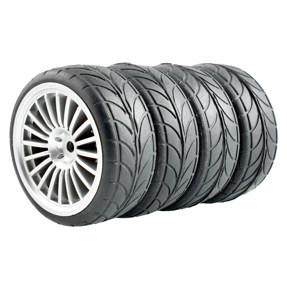 Rc Rim04-6086 Grip Pneumatici Inserto Spugna & Wheel 4Pcs Per Hsp 1/10 1:10 Touring Car