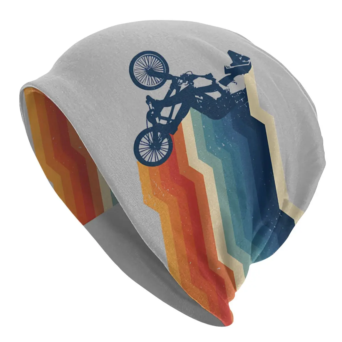 Vintage Fullface Mtb Outdoor Thin Hats Vintage Zig Zag Streaks Bonnet Berretti Skullies Di Alta Qualità
