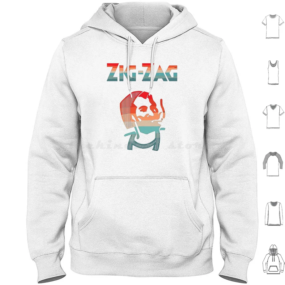 Zig Zag Cartine Retro Felpa Con Cappuccio Cotone Manica Lunga Cartine Zig Zag Carte Zig Zag Cartine Sigaretta Rotolamento