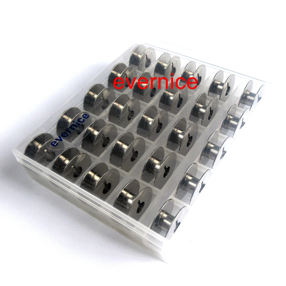 25 Bobine W/Box Per Il Cantante 20U Zig Zag Macchina Da Cucire