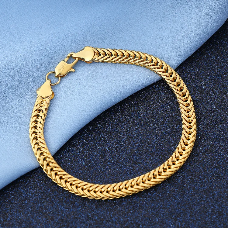 Bracciali In Oro Con Catena A Serpente Per Uomo Gioielli Bracciale Da Uomo Pulsera Hombre Bijoux Homme Pulseira Masculina Braccale Uomo B0802