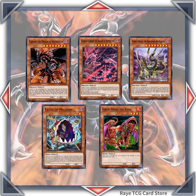 58 Pz Gadora Il Drago Della Distruzione Yugioh Gioco Di Carte Deck Facile Da Giocare Non Originale Master Duel Yugi Muto