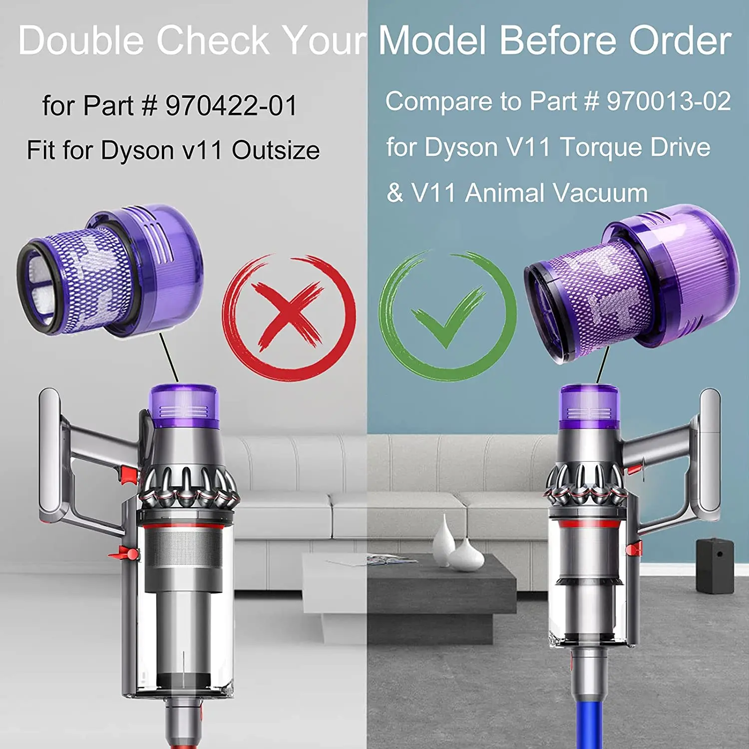 Sostituzione Filtri Da 3 Pezzi Per Aspirapolvere Dyson V11 V11 Torque Drive V11 Animal Cordless Vacuum Hepa Filter