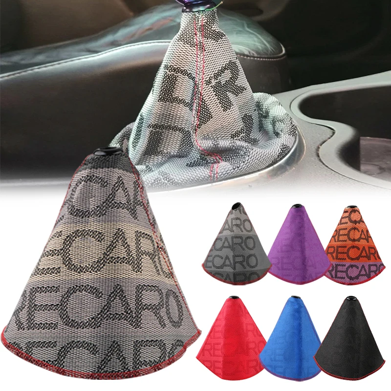 Universal Jdm Style Bride Recaro Pomello Del Cambio In Tessuto Copriscarpe Leva Del Cambio Collari Auto Inter Accessori